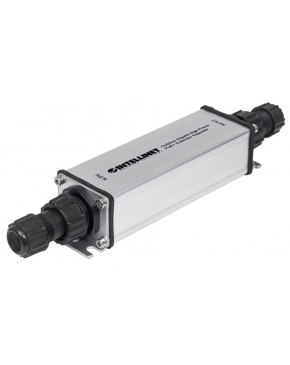Intellinet Outdoor Gigabit High-Power PoE+ Extender Repeater, IEEE 802.3at/af Power over Ethernet (PoE+/PoE), Extends Range up t