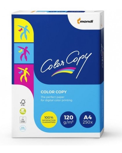 Paper copier office Mondi Color Copy 8687A12 (A4 120 g/m2 250 pcs. sheets paper white satin)