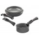 BALLARINI TORRE Set of 2 frying pans (24 + 28 cm) + saucepan 16 cm 3H