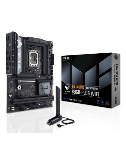 ASUS TUF GAMING B860-PLUS WIFI Intel B860 LGA 1851 (Socket V1) ATX motherboard