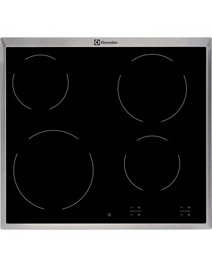 Electrolux EHF16240XK hob Black Built-in Zone Ceramic hob 4 zone(s)