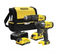 SFMCK465D2S STANLEY set (drill/screwdriver and impact wrench)
