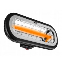 NEO TOOLS 90-032 electric space heater Infrared Indoor & outdoor 2000 W Black
