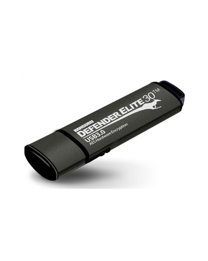 iStorage Kanguru Defender Elite30™ USB 3.0 16GB| Secure Flash Drive | FIPS 197 Certified, 256-bit AES hardware encryption (XTS M