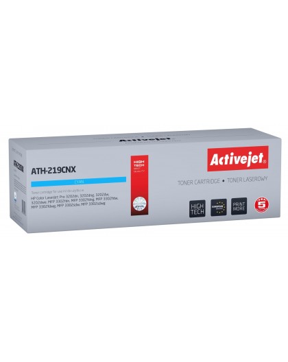 Activejet ATH-219CNX Toner for HP printer, replacement HP 219X W2191X Supreme 2500 pages blue, with chip