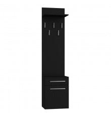 Topeshop DUO WIESZAK CZERŃ clothing hanger Black