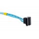 Supermicro 4 x Round SATA cable 0.56 m Black, Blue, White