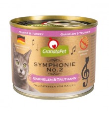 GRANATAPET Symphonie No.2 Prawns and turkey - wet cat food - 200g