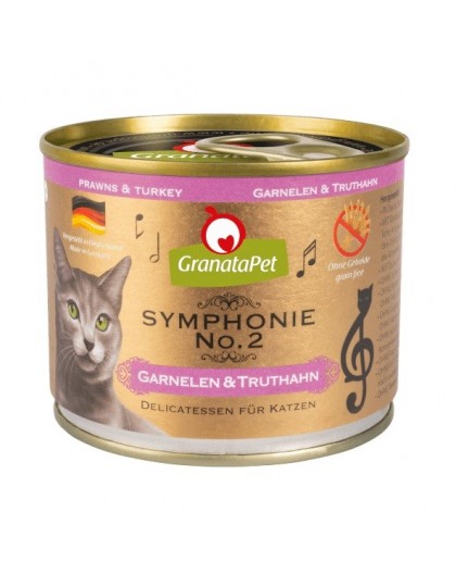 GRANATAPET Symphonie No.2 Prawns and turkey - wet cat food - 200g