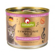 GRANATAPET Symphonie No.2 Prawns and turkey - wet cat food - 200g