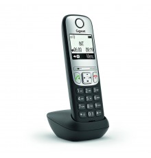 Gigaset A690HX Analog/DECT telephone Caller ID Black, Silver