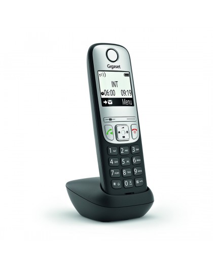 Gigaset A690HX Analog/DECT telephone Caller ID Black, Silver