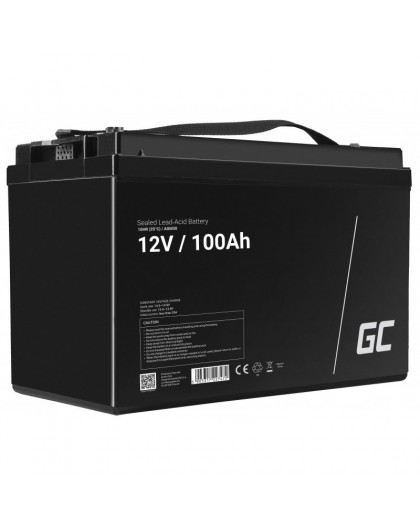 Green Cell AGM30 vehicle battery Sealed Lead Acid (VRLA) 100 Ah 12 V Marine / Leisure