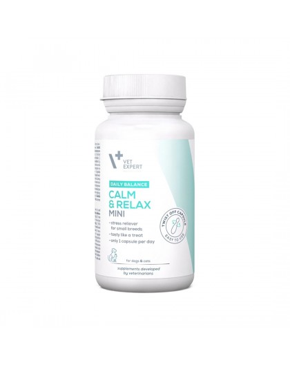 VETEXPERT Calm&Relax Mini - supplements for dogs and cats - 30 pcs