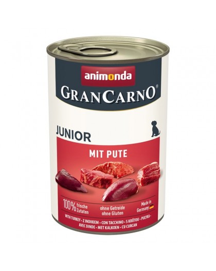 ANIMONDA GranCarno Junior with turkey - wet dog food - 400g
