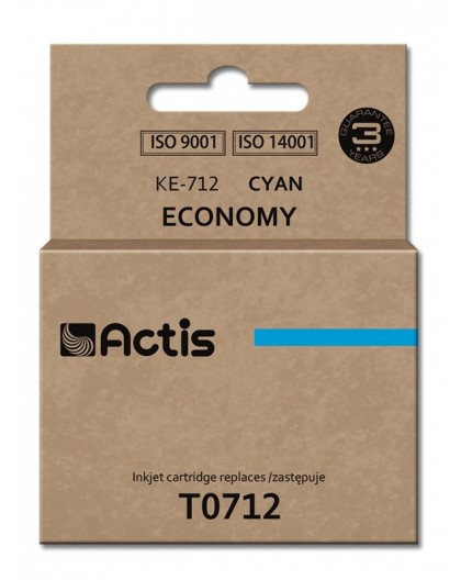 Actis KE-712 Ink (replacement for Epson T0712, T0892, T1002 Standard 13.5 ml cyan)
