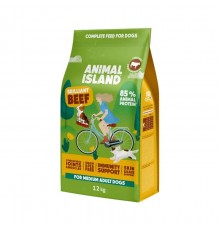 ANIMAL ISLAND Brilliant beef - dry dog food - 12kg