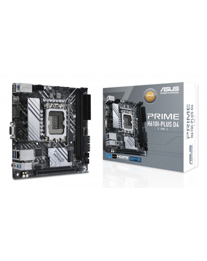 ASUS PRIME H610I-PLUS D4-CSM Intel H610 LGA 1700 mini ITX
