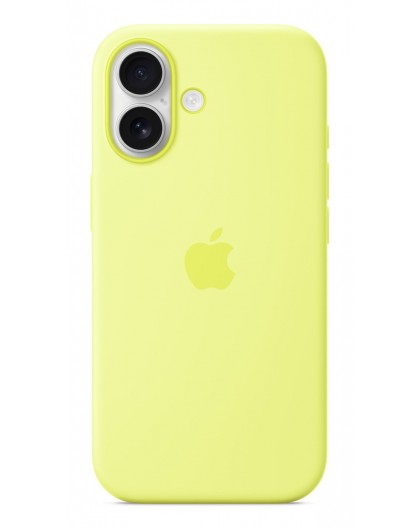 Apple iPhone 17 Silicone Case with MagSafe – Neon Yellow