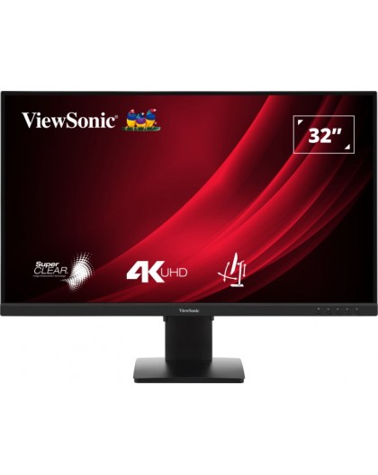 Viewsonic VG3208-4K computer monitor 81.3 cm (32") 3840 x 2160 pixels 4K Ultra HD LED Black