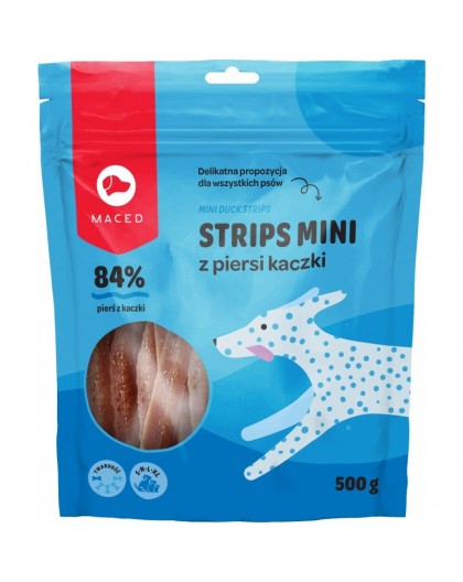 MACED Mini ducks strips - Dog treat - 500g