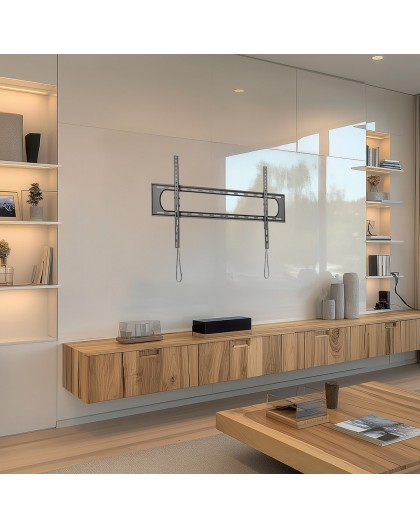 Maclean TV or monitor mount, max. VESA 900x600, 60-120", 120kg, black, MC-750N