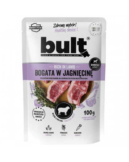 BULT Rich in lamb - wet dog food - 100g