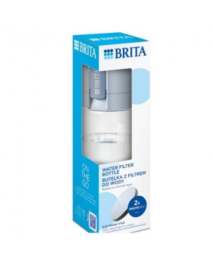 Brita Vital Filtering bottle 0.6 l Pastel blue