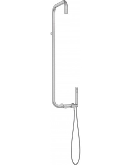 Rain shower with shower faucet