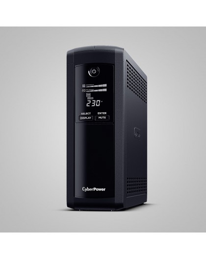 CyberPower Tracer III VP1200ELCD-FR uninterruptible power supply (UPS) Line-Interactive 1.2 kVA 720 W 5 AC outlet(s)