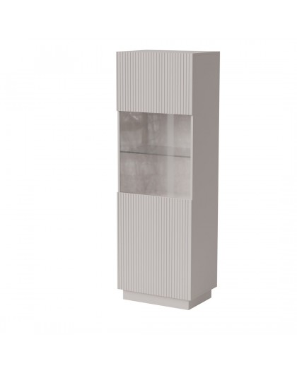 Cama LIVERTI display cabinet 59.5x42x178 cashmere