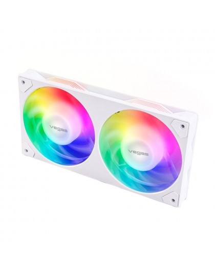 Akasa VEGAS A24 Computer case, Processor Fan 12 cm White 1 pc(s)