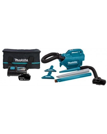 Makita Vacuum Cleaner 18V DCL184RF LXT with 1x3.0Ah battery