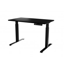 Desk with electric height adjustment MOON 121x67x72-120 black