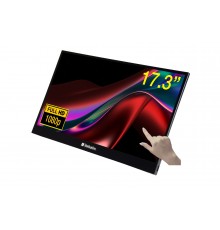 Verbatim 49593 computer monitor 43.9 cm (17.3") 1920 x 1080 pixels Full HD LCD Touchscreen Black