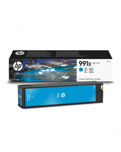 HP 991X High Yield Cyan Original PageWide Cartridge