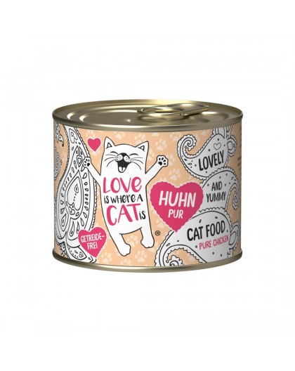 LOVE IS WHERE A CAT IS® Chicken - wet cat food - 200g
