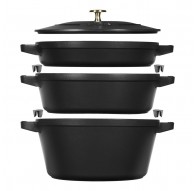 Кастрюля из чугуна Staub La Cocotte, круглая, 4,2 л, для запекания