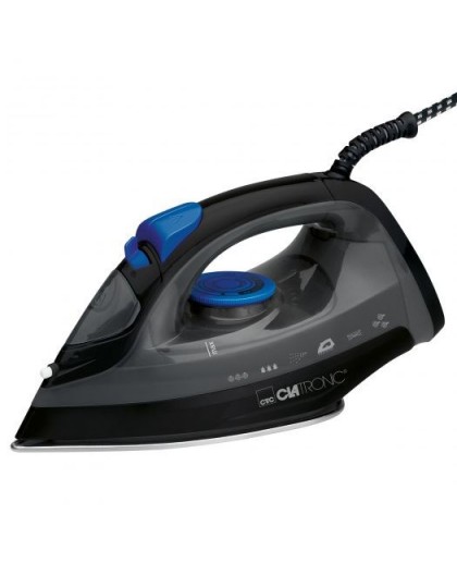 Clatronic DB 3703 iron Dry & Steam iron Stainless Steel soleplate 1800 W Black, Grey