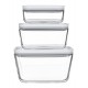 Set of 3 Glass Containers Zwilling Fresh & Save
