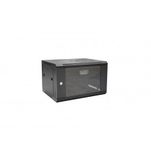 Digitus DN-W19 06U/450/B rack cabinet 6U Wall mounted rack Black