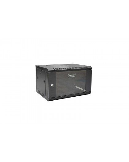 Digitus DN-W19 06U/450/B rack cabinet 6U Wall mounted rack Black
