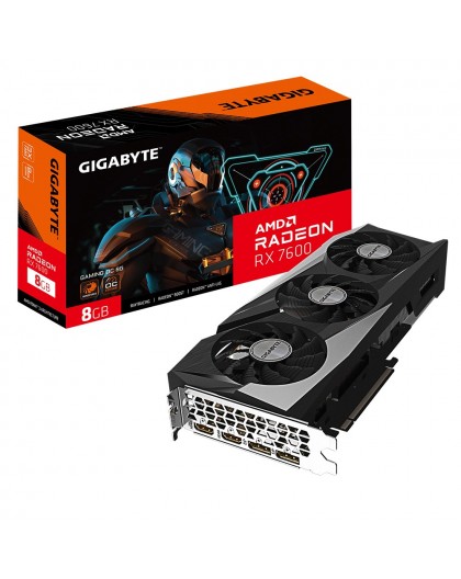 GIGABYTE GAMING Radeon RX 7600 OC 8G AMD 8 GB GDDR6