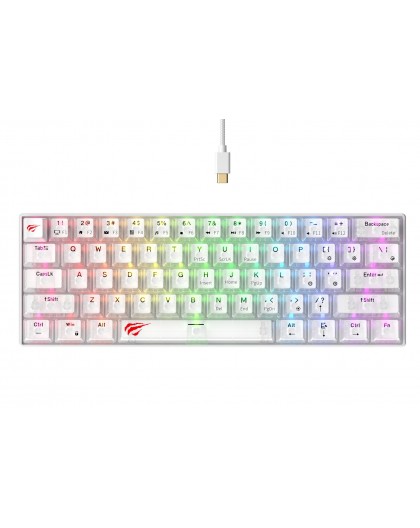Havit KB903L - gaming keyboard (transparent white)