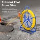 Extralink Pilot 8mm 50m | Remote control for pulling cables | FRP fiberglass, dia. 8mm, length 50m, yellow