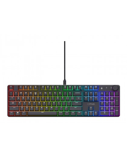 Trust GXT 866 TORIX keyboard Gaming USB QWERTY US International Black