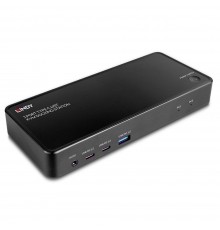 Lindy 2 Port Type C MST KVM Docking Station