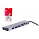 UNITEK HUB USB-C H1118A USB-A x3, USB-C, HDMI, SD, microSD