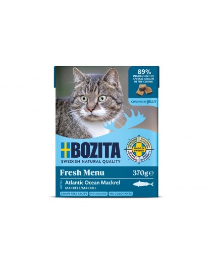 Bozita WITH MACKEREL – CHUNKS IN JELLY