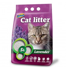 HILTON bentonite lavender clumping cat litter - 5 l